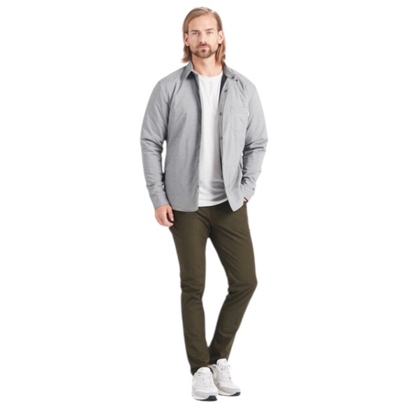 Vuori Men’s Atlas Jacket Shacket Button Up Coat Grey Size XL - Picture 2 of 12